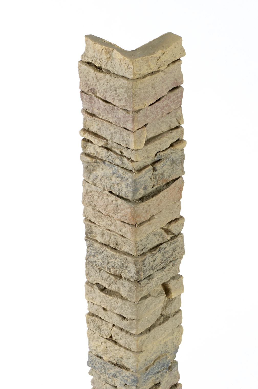 Stacked Stone Corner - Natural Gray